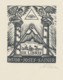 Ex Libris MUDr Josef Sajner - Michael Florian (1911-1984) Gesigneerd - Ex-Libris