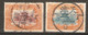 2 Timbres De 1909 ( Chine / Temple Du Ciel à Pékin ) - Oblitérés