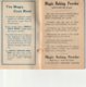 Magic Cook Book And Housekeepers Guide E. W. Gillett Company Limited, Toronto  64 Pages 3.5" X 5.7"  9 Cm X14.7 Cm - Koken Met De Oven