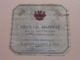 VIEUX CH. MAZERAT 1959 ( H. Grafé - Lecocq & Fils Namur ) Etiket / Etiquette / Label ( > Photo > DETAIL ) ! - Autres & Non Classés