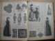 Delcampe - LA MODE ILLUSTREE - RELIURE DE 1889 (ANNEE COMPLETE) - GRAVURES, MODE, OUVRAGES DE DAMES - 416 Pages - 1801-1900