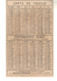 Petit Calendrier  Utilisé Comme "carte De Faveur" Par Son Réalisateur Le Photographie J.Hugot Paris Bd Poissonnière 1892 - Petit Format : ...-1900