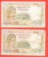 Lot De 5 Billets 50 Francs Cérès états Corrects - 50 F 1934-1940 ''Cérès''