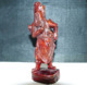 Statuette Chinoise "Guerrier " En Bois Exotique - Arte Asiatica