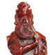 Statuette Chinoise "Guerrier " En Bois Exotique - Aziatische Kunst