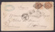 N° 33 ( 2 )  / Lettre D ANVERS  Vers Bordeaux Marque PD  ( Lsc ) - 1869-1883 Leopoldo II