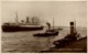 LINER LEAVING LANDING STAGE LIVERPOOL Orion, Orient Line. CARGO SHIP - Paquebote