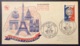 23-2 Bi-Millénaire Paris 906 Musée De Cluny Paris A 2000ans FDC Premier Jour 7/7/1951 Lettre Enveloppe - 1950-1959