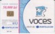 Romania - Voces Romtelecom  Phonecard - See Photos (front/back) - Romania