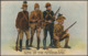 Sons Of The Motherland, Australia, Britain, Canada, South Africa, C.1915 - Valentine's Postcard - Patriotic