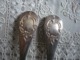 1 Fourchette  + 1 Cuillère + 1 Petite Cuillère + Petite Louche à Crème Ou Autre - Métal Argenté - Vintage - Silverware