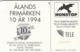 Aland, AX-ALP-0009, Stamps Of Åland, 2 Scans.   Schlumberger - SC7 - Aland