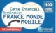CARTE-PREPAYEE-1999-INTERCALL-100F-Rechargeable-INTCL PU65-FRANCE/MONDE/MOBILE-6500Ex-Ex31/12/2001-Gratté-TBE-RARE - Other & Unclassified