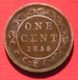 PIECE DE ONE CENT DE 1859 - CANADA - REINE VICTORIA - Canada