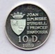 ANDORRA, 10 Diners, Silver, Year 1989, KM #53 - Andorre