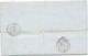 LT4765  Variété/n°14A/lettre Avec Courrier, Oblit Losange HP2° Des Ambulants Du 23 Dec 1856, Bonnes Marges - 1853-1860 Napoleon III