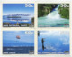 New Zealand Mail NZM Private Post PARACHUTE Mountain FISHING Lake GOLF Falls ROWING Canoe Boat Privatpost Poste Privée - Otros & Sin Clasificación