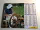 Calendrier Almanach Du Facteur AIN - 1993 - Le Marechal Ferrant / Fileuse Au Rouet - Big : 2001-...