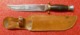 Ww2 Couteau Et étui Chantier De Jeunesse CJF Ou Scout Fabrique Sabatier Jeune Lame 18cm Colissimo France Inckus - Knives/Swords