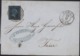 Freimark YT 4 Noir S Bleu 2S Royaume De Prusse Frederic Guillaume IV Obl 258 Double Cercle CAD Coeln 28 11 7 1/2 8A 1853 - Autres & Non Classés