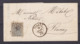 N° 17 / Lettre De DINANT Vers Flavion Lac - 1865-1866 Profile Left