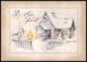 UKRAINE 2012. (2-3584). HAPPY NEW YEAR! WINTER SCENE. COTTAGE, BIRDS. Postal Stationery Stamped Card. Unused Mint - Oekraïne