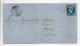 - Lettre JUSSEY (Haute-Saône) Pour NOLAY (Côte-d'Or) 17 OCT 1864 - 20 C. Bleu Napoléon III Losange PC 1599 - - 1849-1876: Période Classique