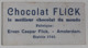 Rare Chromo Chocolat Flick Erven Caspar Flick Amsterdam Höllandischer Cacao Noble à Cheval Cavaliers - Autres & Non Classés