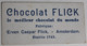 Rare Chromo Chocolat Flick Erven Caspar Flick Amsterdam Höllandischer Cacao Enfants Soldats Fusil Drapeau - Autres & Non Classés