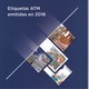 CARPETA CON 32 ETIQUETAS ATM EMITIDAS POR CORREOS EN EL AÑO 2018 (NUEVAS) VALOR FACIAL 33,60€ - Ongebruikt