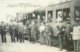 CPA PHOTO .BUREAU DE LA GARE PENDANT LE BOMBARDEMENT - Bergues