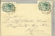 1943- Busta Affrancata Con Due Esemplari Del 25c.verde Galileo Galilei - Poststempel