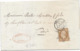 LT4853 N°13B/Lettre Sans Courrier, Oblit étoile Muette De PARIS Pour PARIS - 1853-1860 Napoléon III