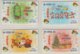 CHINA 2003 MERRY CHRISTMAS SET OF 4 PHONE CARDS - Noel