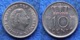 NETHERLANDS - 10 Cents 1958 KM# 182 Juliana (1948-1980) - Edelweiss Coins - Unclassified