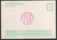 Taiwan (Formosa)- Maximum Card –Chiang Kai- Shek Memorial Hall - Machine Labels [ATM]