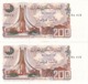 PAREJA CORRELATIVA DE ARGELIA DE 200 DINARS DEL AÑO 1983 EN CALIDAD EBC (XF) (BANKNOTE) - Argelia