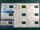 Delcampe - MACAU, CHINA & THAILAND LOT OF 9 GSM SIM CARD HOLDER, ALL WITH SIM CARD REMOVED - Macao