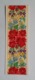 Bookmark-postcard Marque-page Carte Postale Embroidery Broderie Flowers Fleurs 1965 2 - Marcapáginas