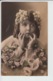 CPA Fantaisie -  Portrait Enfant Fillette Avec Grappes De Raisin Dans Les Cheveux Fleurs - Autres & Non Classés