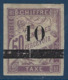 France Colonies Sénégal Taxe N°1 10c Sur 50c Lilas Très Frais & Superbe - Timbres-taxe