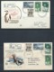 Australian Antarctic Territory 1959 Definitive Set 4 On 4 Registered Covers Ex All 4 Bases , 2 Are FDC - FDC