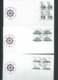 Australian Antarctic Territory 1981 Ships Series III In Blocks Of 4 On 24 All Base Set Of FDC , Official Unaddressed - FDC