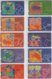 TURKEY 2002 ZODIAC HOROSCOPE FULL SET OF 12 PHONE CARDS - Sternzeichen