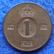 SWEDEN - 1 öre 1970 U KM# 820 Gustav VI Adolf (1950-73) Bronze - Edelweiss Coins - Suecia