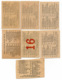1887-1909 // PARIS // SOCIETE PHILANTHROPIQUE // 7 Bons - Notgeld