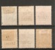 BRITISH LEVANT 1905 - 1921 SG L1, L2, L13, L16, L17, L21 UNMOUNTED MINT/MOUNTED MINT Cat £37.90 - Britisch-Levant