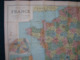 Delcampe - Carte De France Par Départements. Nouvelles Frontières, Chemins De Fer Pas Datée. Estim. 1941/42 - Cartes Routières