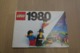 LEGO - CATALOG 1980 - Original Lego 1980 - Vintage - EN - Big - Kataloge