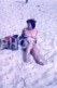 1975 BIKINI FEMME WOMAN PRAIA BEACH ALGARVE PORTUGAL 35mm AMATEUR DIAPOSITIVE SLIDE Not PHOTO No FOTO B4935 - Diapositives (slides)